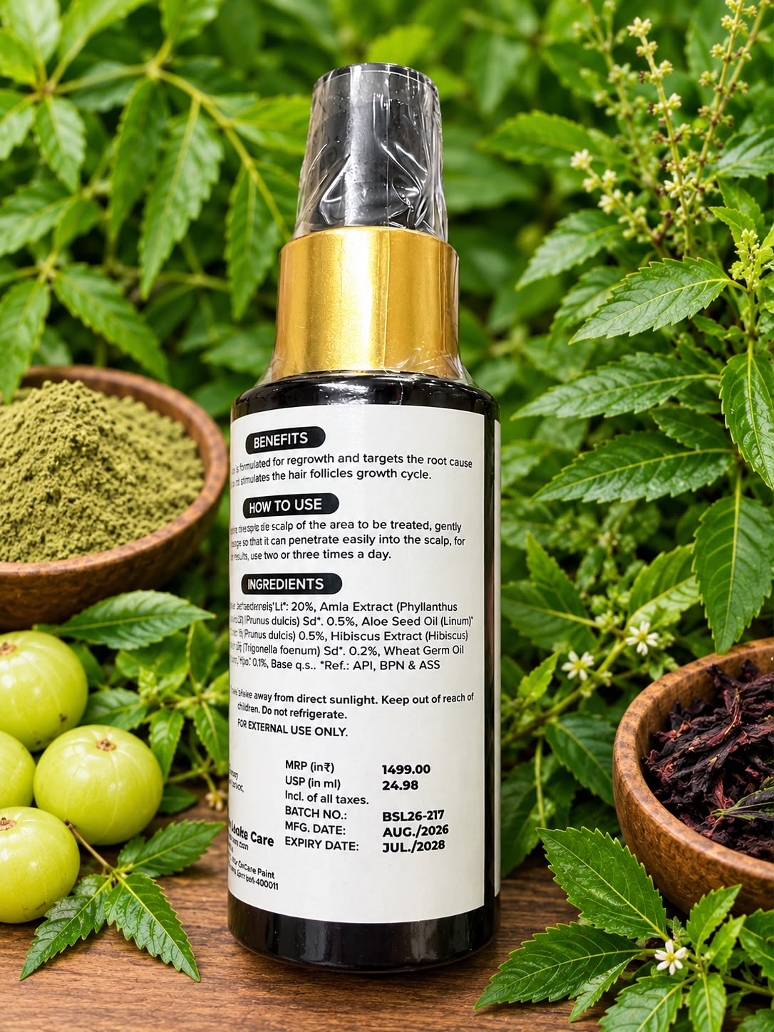 New Roots Growth Serum – Herbal Looks Care    (60 ml)