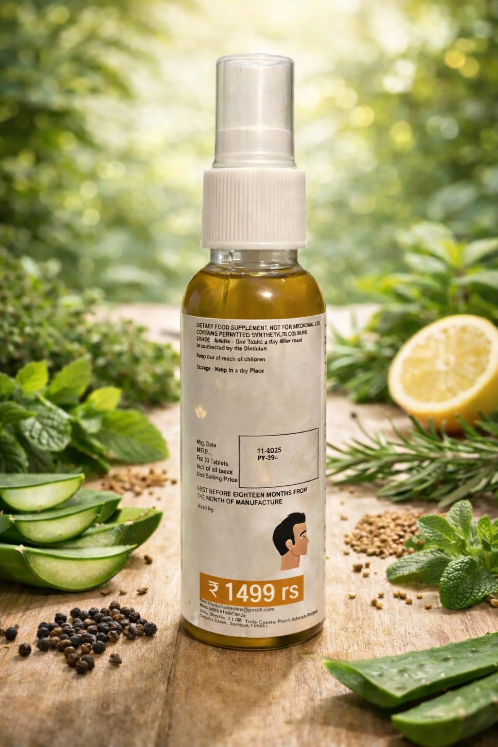 New Roots Growth Serum – Herbal Looks Care    (60 ml)